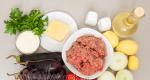 Szeletek a sütőben paradicsommal és sajttal - egy finom recept lépésről lépésre fotókkal Darált hússzeletek a sütőben paradicsommal
